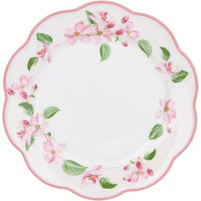 Prato de Sobremesa Flor Blossom Pink 20,5cm - Tea Delight