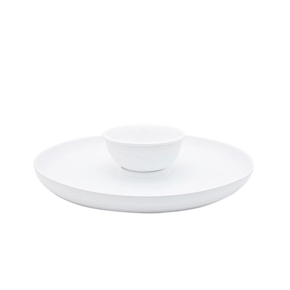 Prato para Aperitivo Branco