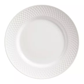 Prato Raso Split White Branco Classic 6Pçs - Alleanza