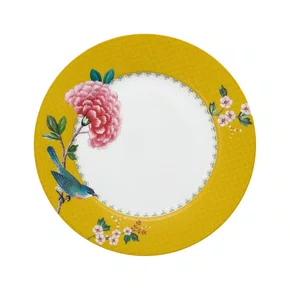 Prato Sobremesa Blushing Birds Amarelo - Pip Studio