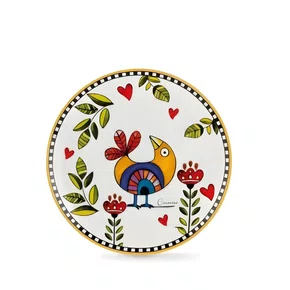 Prato (unidade) 19cm Amarelo Cocorico - Egan Italy