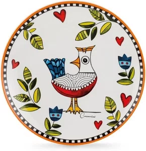 Prato (unidade) 19Cm Laranja Cocorico - Egan Italy