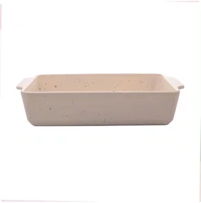 Refratario de Ceramica Mist Branco Matte 29cm X 17cm X 7cm