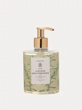 Sabonete Liquido Alecrim Mediterraneo 350ml - Lenvie