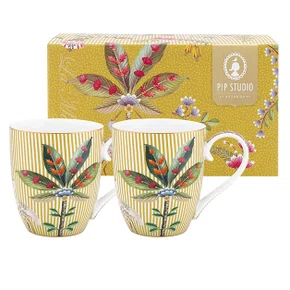 Set/2 Caneca Extra Grande Amarelo La Majorelle - Pip Studio