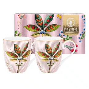 Set/2 Caneca Grande Rosa - La Majorelle - Pip Studio