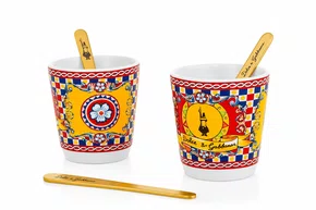 Set 2 Copinhos com 2 Misturadores Dolce & Gabbana Carreto - Bialetti