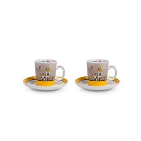 Set 2 Xícara Expresso/pires 100ml Amarelo Le Casette - Egan Eataly