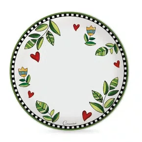 Prato Raso de Jantar 27cm Cocorico Verde - Egan