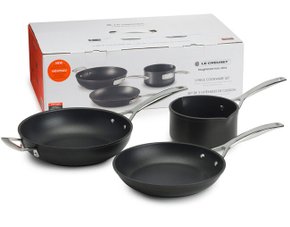 Set de Cozinha Antiaderente Tns Pro Frigideira Rasa 24cm, Leiteira 16cm e Frigideira Funda 26cm - Le Creuset