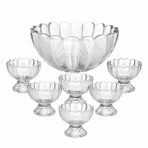 Set Sobremesa Bowl com Taças Geneva & Peças - Wolf