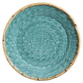 Sousplat Cestinha Petroleo 34,5cm - Maison Blanche