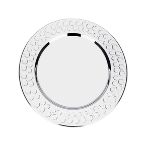Sousplat em Aço Inox 33cm James F 6 Peças