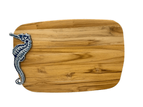 Tabua de Madeira Cavalo Marinho Aluminio - Woodland