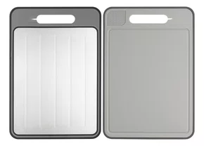 Tábua Dupla Face Inox C Amolador 36,5x25cm - Tuut
