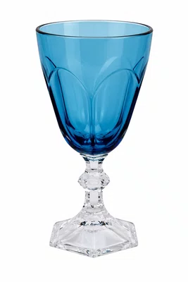 Taça Acrilico Base Transparente Azul 8,5x8,5x18cm - Entrecasa