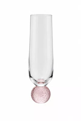 Taca Champagne Vidro Orbe Rose Unidade