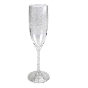 Taça Champanhe em Acrílico com Bolha Incolor - Entrecasa