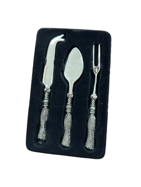 Talheres prata antiga p/queijo