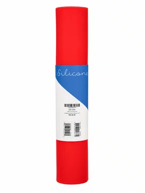 Tapete Silicone Pia 40x60cm Vermelho Hercules
