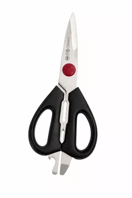 Tessoura Cozinha Preta Ponto Vermelho - Mundial