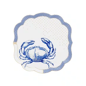 Travessa 24 Quadrada Crab Branco - Royal Yerseke - Pip Studio