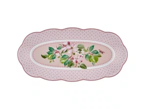 Travessa Oblonga Horticool Pink 30cm - Tea Delight