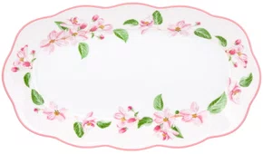 Travessa Oval Horticool Pink 31cm - Tea Delight