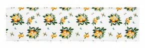 Trilho de Mesa em Tecido Estampado com Toque de Llinho Positano - Mameg