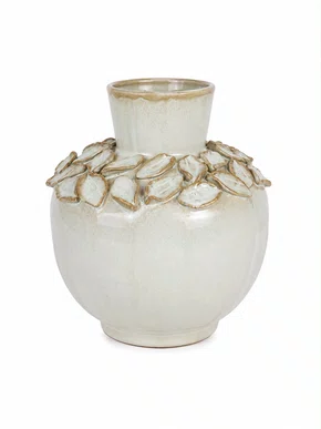 Vaso de Cerâmica Off White 35 X 28 CM - Grillo