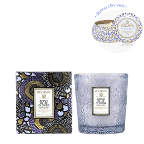 Vela Copo de Vidro Apple Blue Clover 60 Horas - Voluspa