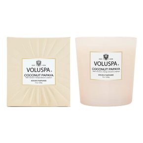 Vela Copo Vidro Clássico Coconut Papaya 60h - Voluspa