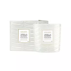 Vela Copo Vidro Clássico Luxe 60h Vanilla Sunday - Voluspa