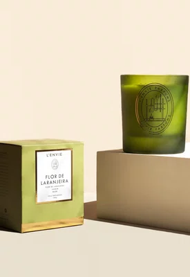 Vela Perfumada Flor de Laranjeira 210g - Lenvie