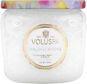 Vela Pote Vidro +35h Wildflowers - Voluspa