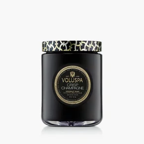 Vela Pote Vidro G 100h Maison Crisp Champagne - Voluspa