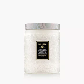 Vela Pote Vidro G 100h Relevo Tahitian Coconut Vanilla - Voluspa