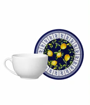 Xicara Cha com Pires Doce Limone 10