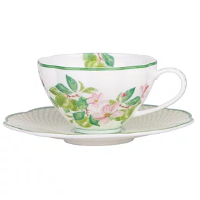 Xícara de Café e Pires Horticool Green 100ml - Tea Delight