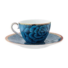 Xícara de Cafezinho Azul - Spring To Life