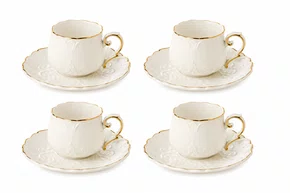 Xicara para Cafe Reve Blanc 90ml Branco