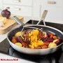 Amassador de Batata Inox Silicone Profissional Cinza - Kitchenaid