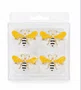 Anel Argola Guardanapo Honey Bee Abelha - 04 unidades