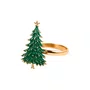 Argola de Guardanapo Árvore de Natal 4 peças - Cromus