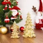 Árvore de Natal Dourada 22cm - Cromus