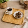 Bandeja Quadrada Bambu 33 X 40 X 2cm - Tuut