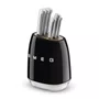 Bloco de Facas Anni 50 6unid. Preto - Smeg