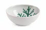 Bowl em Melamina Arredondado Desenho Coral Verde - Entrecasa