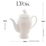 Bule de Porcelana New Bone Butterfly Flower 1l - Lyor