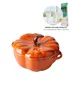 Caçarola Formato Abóbora de Cerâmica 15 Cm Canela - Staub